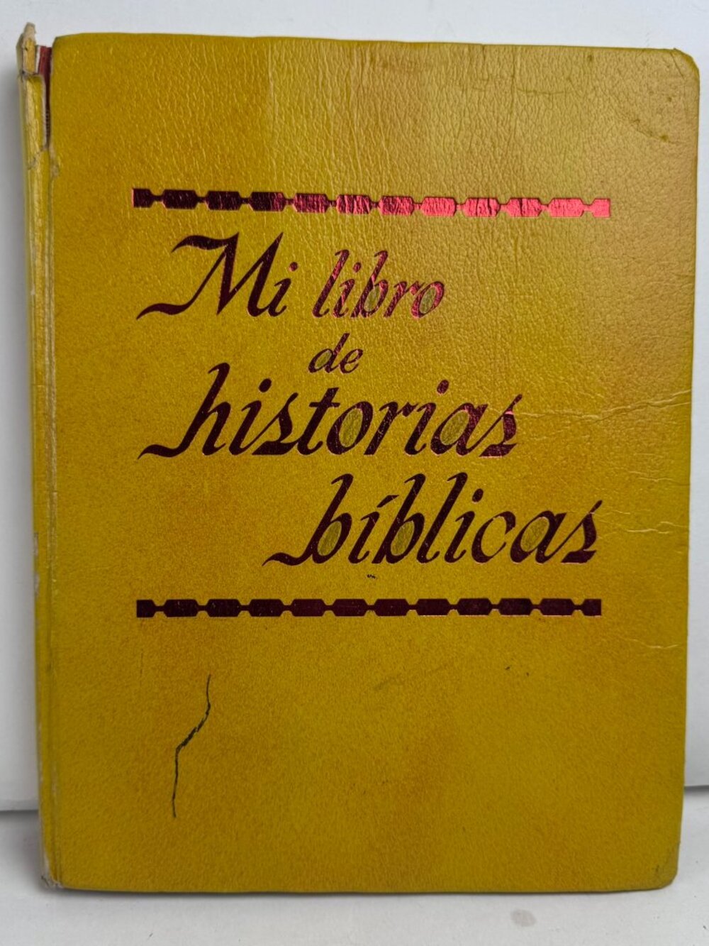 Mi Libro De Historias Bíblicas Hardcover Yellow Spanish Jehovah's Witnesses Tear